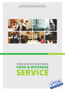 VTOS2013 Food and Beverage Service EN