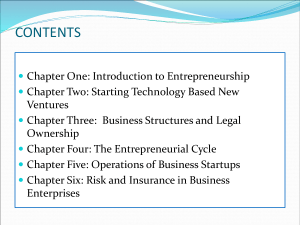 Entrepreneurship: Introduction & Key Concepts