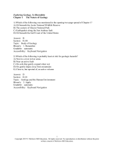 Exploring Geology by Reynolds 5th Edition Chapter 01 Answer Key
