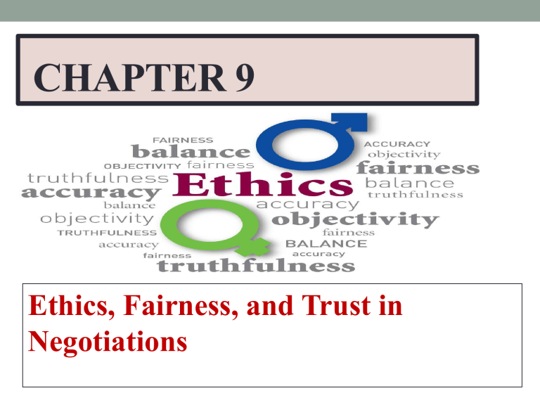 case study negotiation ethics