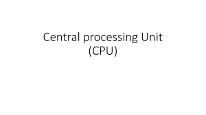 Computer Systems (CPU)