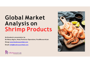 Global market analysis on Shrimp Products