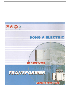 Dong-A Power and Padmounted Transformer Brochure