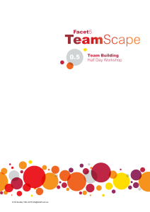 Facet5 TeamScape Workshop Teamwork Halfday 02