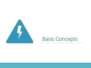 DC CIRCUITS - Basic Concepts