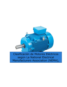 Clasificacion de Motores Electricos segun NEMA