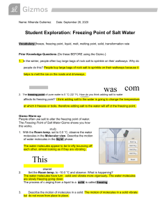 Freezing Point of Salt Water .docx
