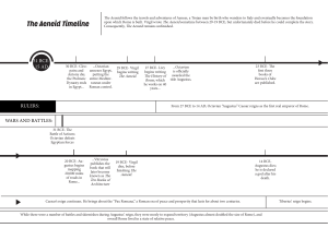 Aeneid Timeline