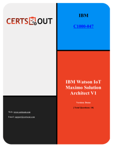Download Free Demo IBM-C1000-047 at Certsout