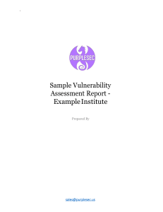 Sample-Vulnerability-Assessment-Report-PurpleSec