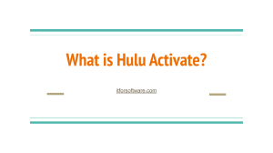 What is Hulu Activate 
