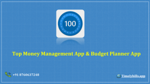 Top Money Management App - Budget Planner App- Timelybills.app