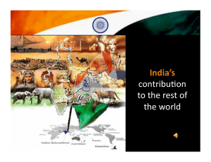 Indias gift to the world