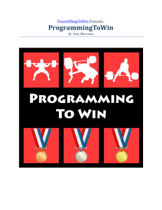 ProgrammingToWin