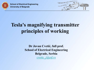 Belgrade-Tesla wardenclyffe