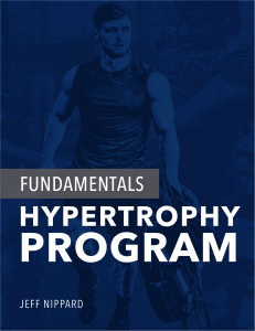 Fundamentals Hypertrophy Program by Jeff Nippard