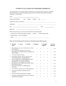 IN Student Evaluation of Internship Form 0