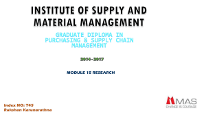 Warehouse Raw Material Impact on Profitability