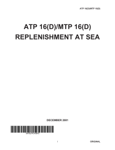 Replenishment at Sea Technical Manual