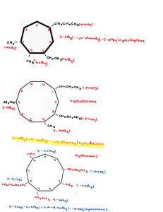 Cycloalkane Notes