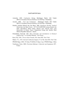 Daftar Pustaka Teknik Pembakaran dan Pengolahan Minyak