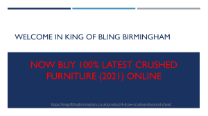 Buy New Addition of 4 Draw Crushed Diamond chest In Birmingham (2021) Online 