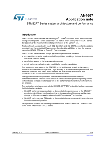 AN4667 - STM32F7 Series system architecture and performance