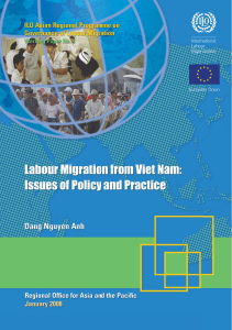 Labour Migration from Vietnam Issues of Policy and Practice
