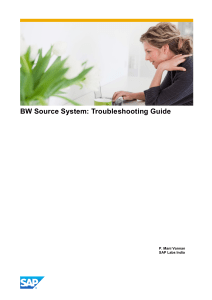 SAP BW Source System Troubleshooting Guide