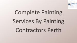Complete Painting Services By Painting Contractors Perth.-converted