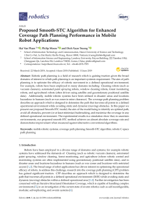 Smooth-STC Algorithm for Mobile Robot Coverage Path Planning