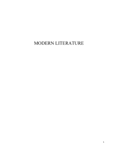 Modern Literature