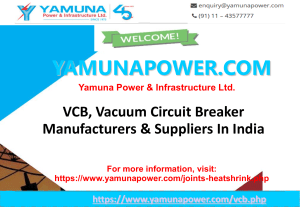 Vacuum Circuit Breaker(VCB) Manufacturers