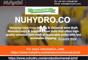 Universal Joint Cross Bearing Manufacturer