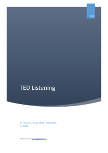  Listening - TED
