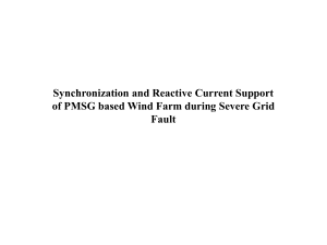 Synchronization and Reactive Current Support