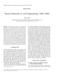Neural Networks in Civil Engineering