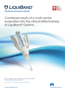 06 0162 01a LiquiBand - Combined results of multicentre evaluation IRM AWK