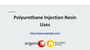 Polyurethane Injection Resin Uses