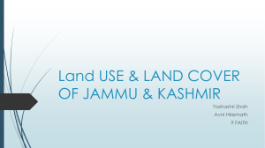 Land USE & LAND COVER OF JAMMU