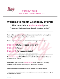 BBB Month 33 Workout-Plan