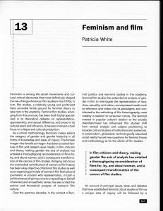 Feminism And Film Patricia White