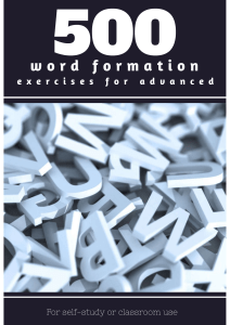 500 Word Formation
