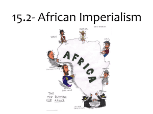 15.2- African Imperialism