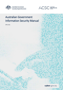 Australian Government Information Security Manual (April 2021)