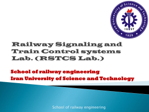 Railway Signaling and control systems laboratory