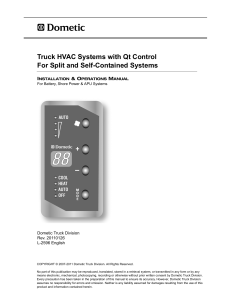 Dometic AC install