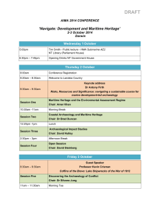 AIMA 2014 Conference Program (draft)