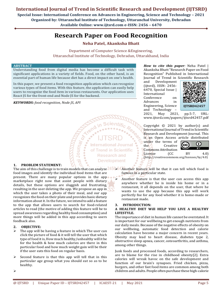 research paper on food engineering