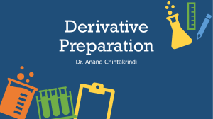 Derivative Preparation